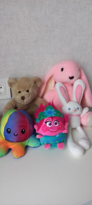 Мягкие игрушки ПЕС ПАТРОН, Мишка, сквиш лапки, лед спинера