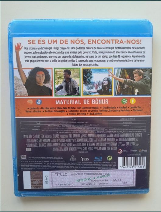 Blu-ray Mentes Poderosas - novo