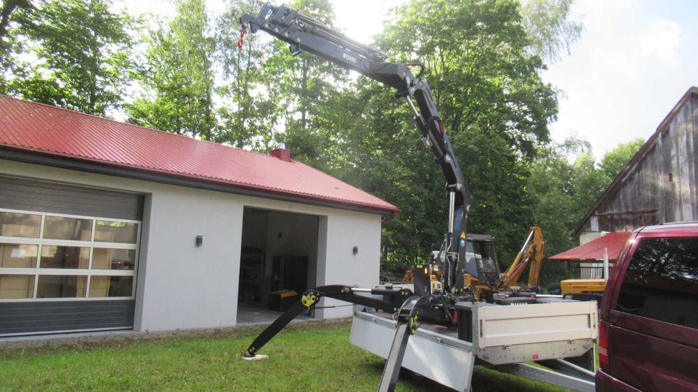 Nowy Mini żuraw pajak na przyczepie BEFARD XJ55 , CHWYTAK , UDT