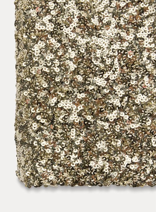 Zara шорты с золотыми пайетками