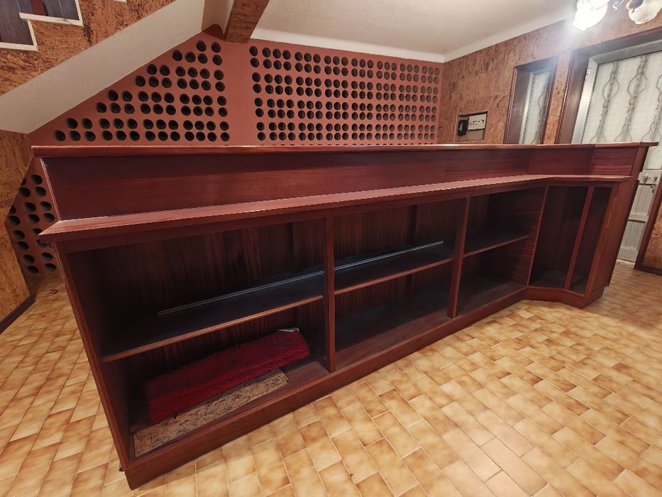 Mesa de bar\balcão de bar\bar em madeira