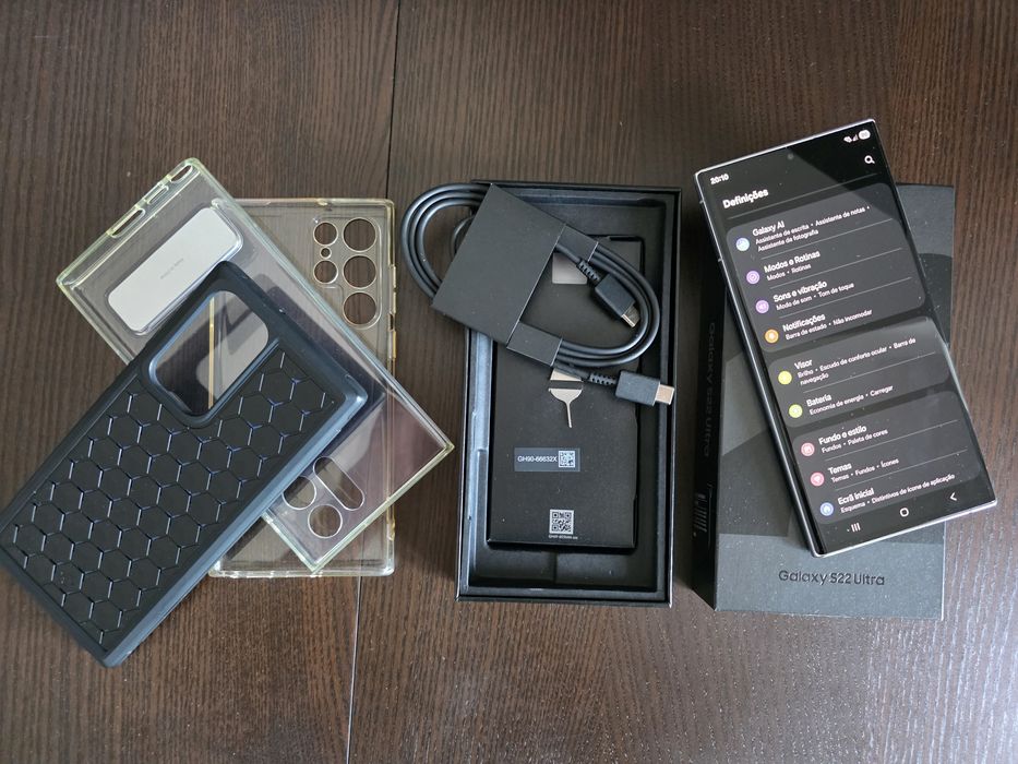 Samsung Galaxy s22 ultra 128Gb Branco como NOVO