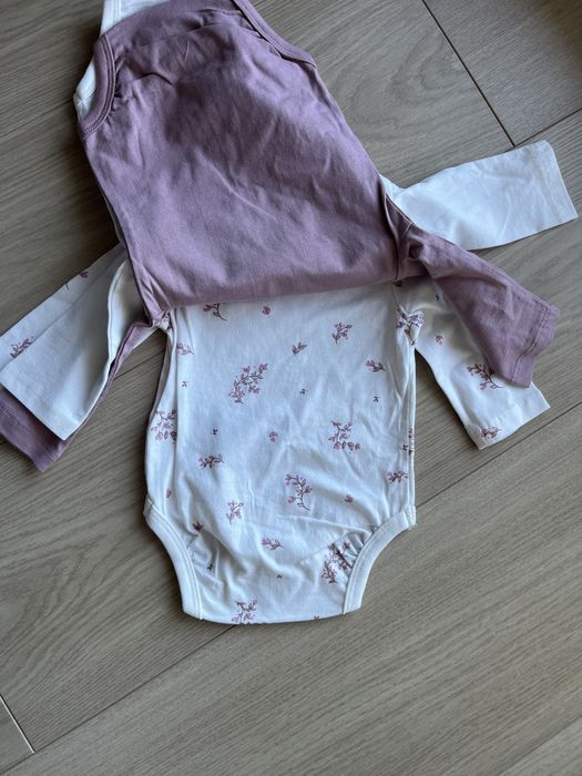 Zestaw body 62 dziewczynka