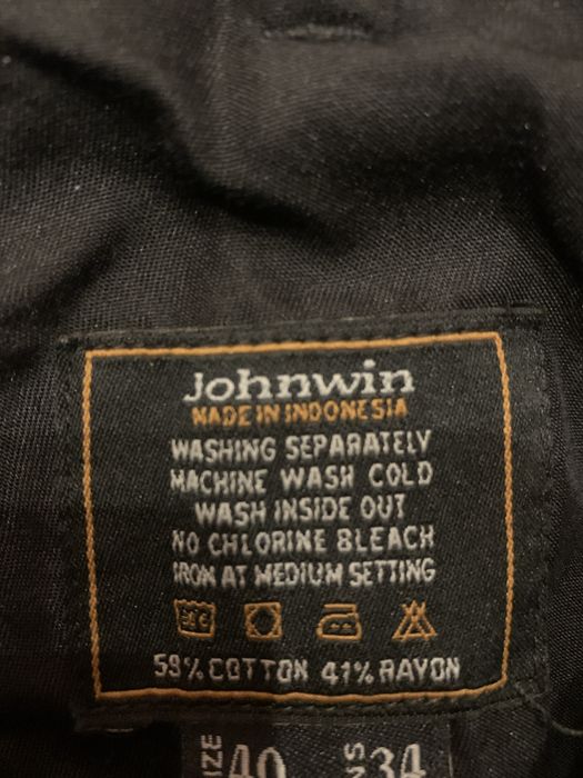 Брюки Johnwin производство Индонезия