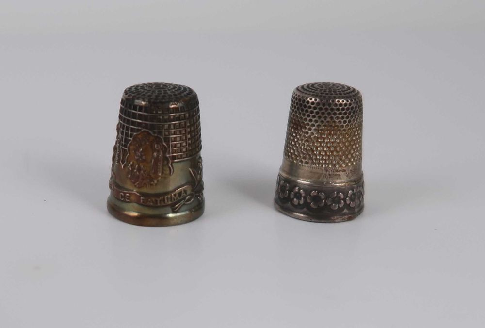 2 dedais em prata Portuguesa