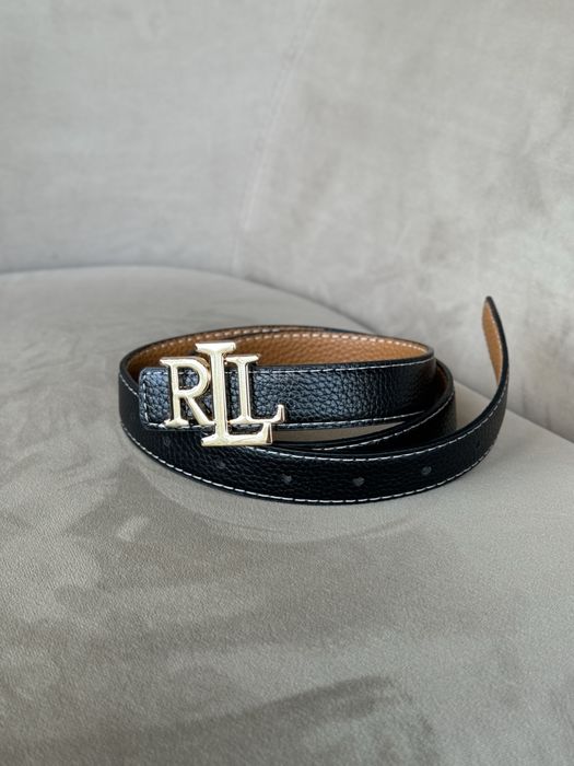 Ремінь Ralph Lauren/Кожаный ремень Lauren Ralph Lauren