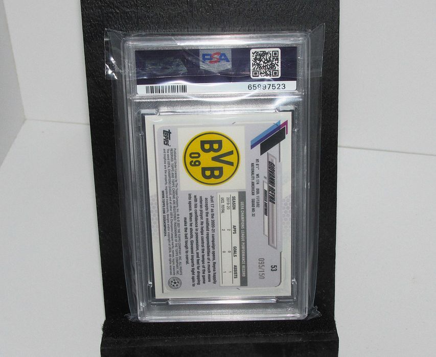 Giovanni Reyna Rookie - PSA 9 - Topps Numbered Card 095/150