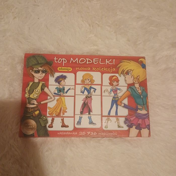 Top Modelki układanka puzzle stan idealny
