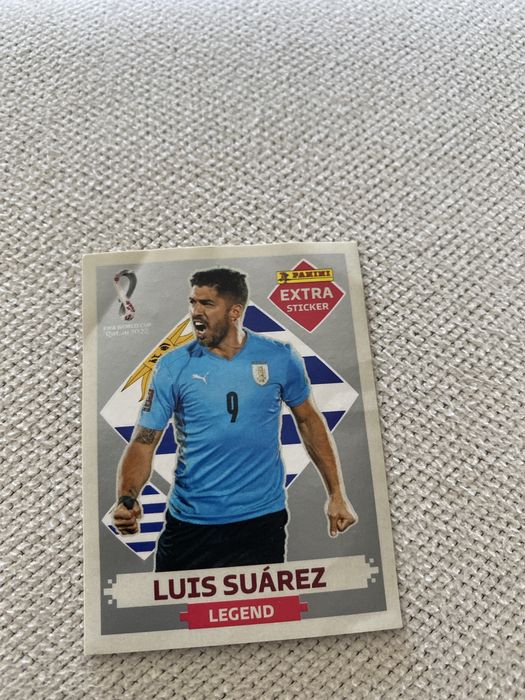 Cromos legend luis suarez prata mundial 2022