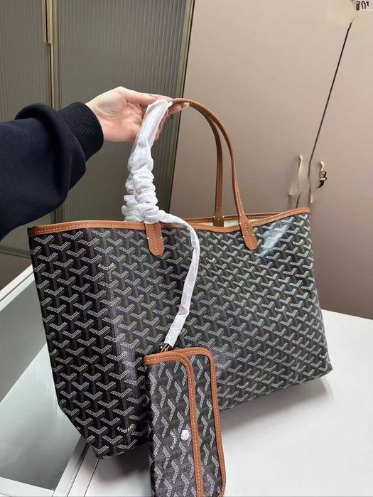 Elegancka torba codzienna w stylu Goyard