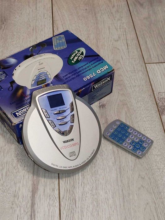 Discman Watson odtwarzacz CD MP3 VCD MCD 7650 Wrocław retro