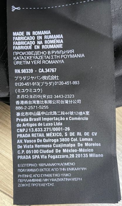 Koszula prada - typu overshirt