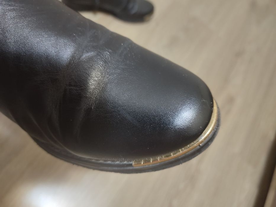 Сапоги осенние 36 р кожа