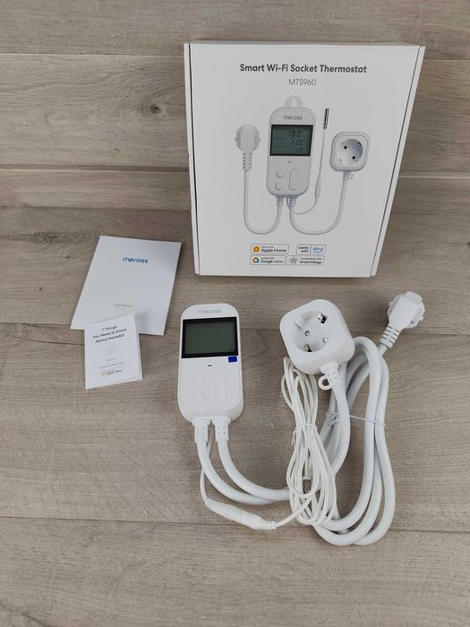 Meross MTS960 Inteligentny smart Termostat Wi-Fi gniazdko