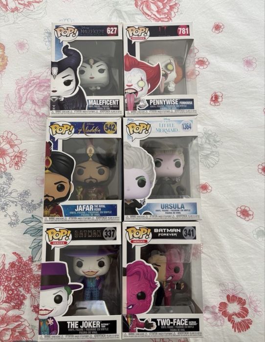 Pack 6 Funko Pop! Batman, Disney, It