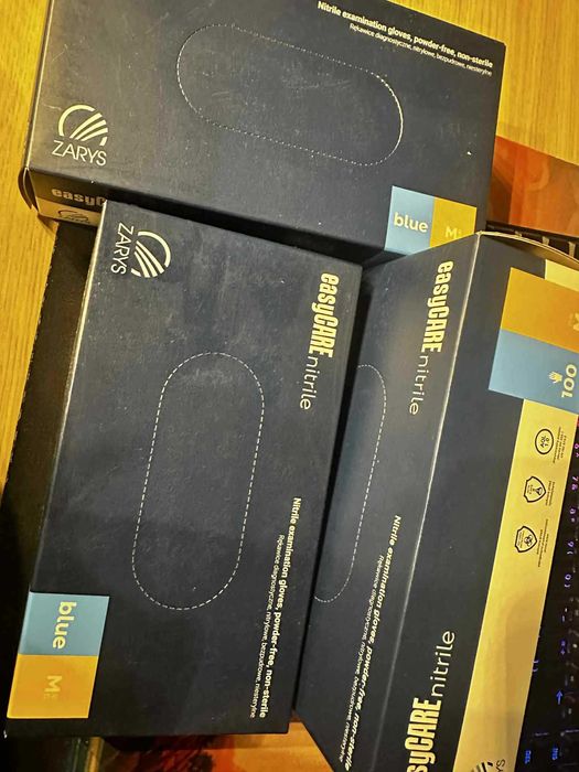 Rękawiczki nitrylowe 3 opakowania