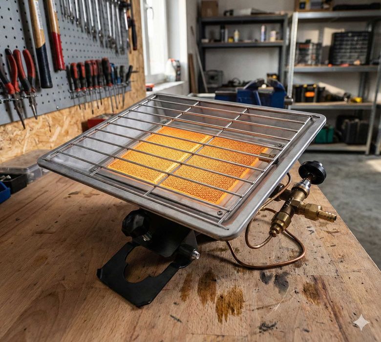 Nowy Grzejnik Gazowy Słoneczko 4,2KW Promiennik na Butle na Gaz