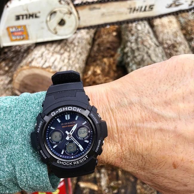 Мужские часы Casio AWG-M100SB-2A! Оригинал! Фирменная гарантия 2 года!