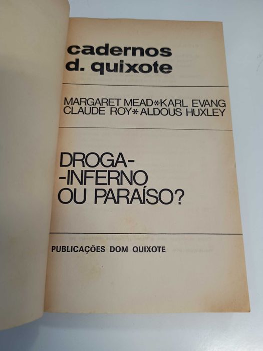 Droga-Inferno ou Paraíso?, De Margaret Mead