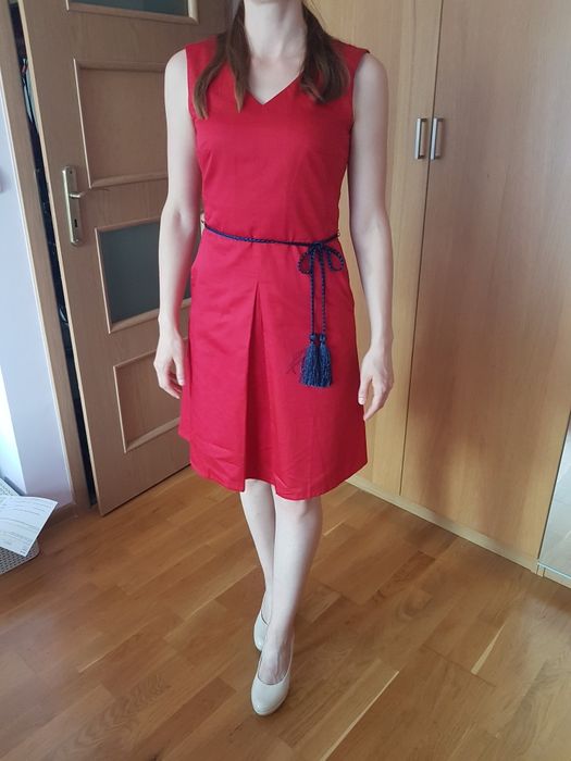 Czerwona sukienka r. 34 TATUUM taturia