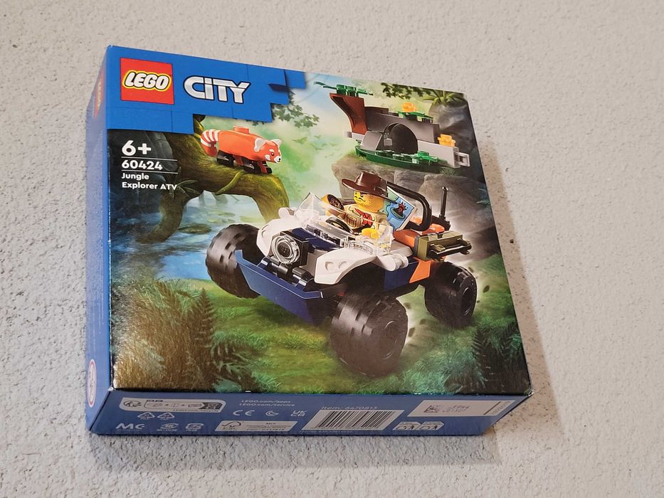 Lego City 60424 Quad badacza dżungli z pandą czerwoną