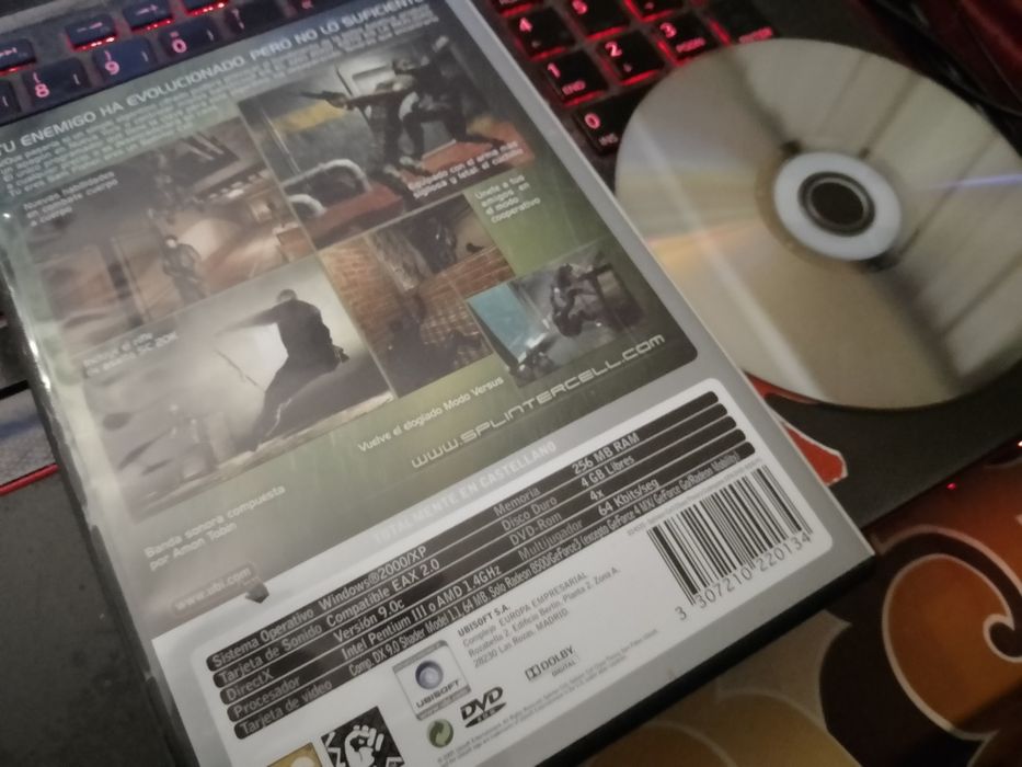 Video jogos- PC-DVD-ROM-Code Games-Splinter cell-5E-Farcy2-5E.Desde 2E64172216930945122