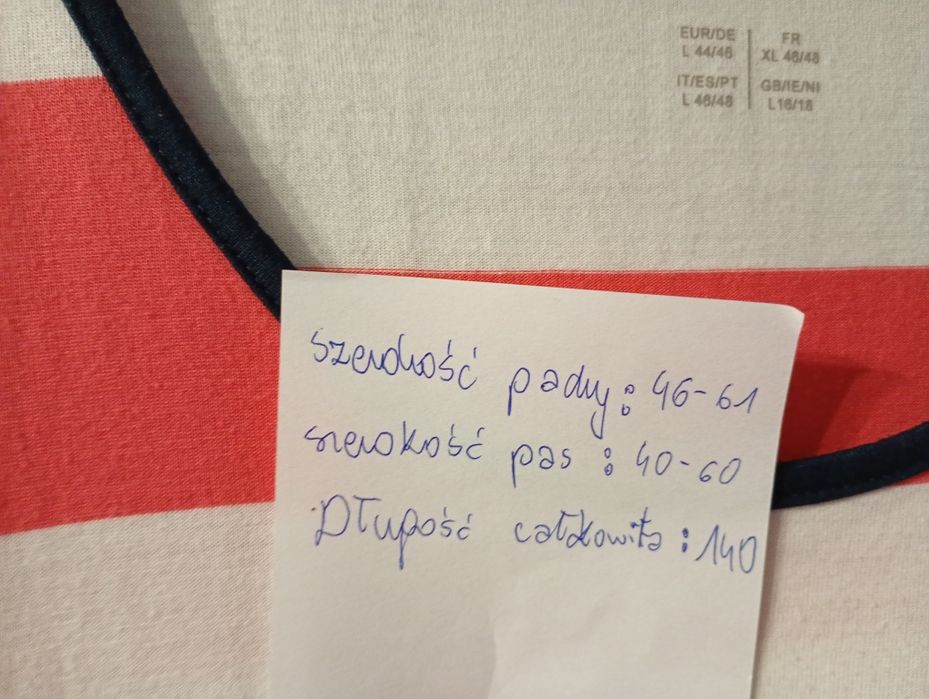 Sukienka damska długa letnia 44 46