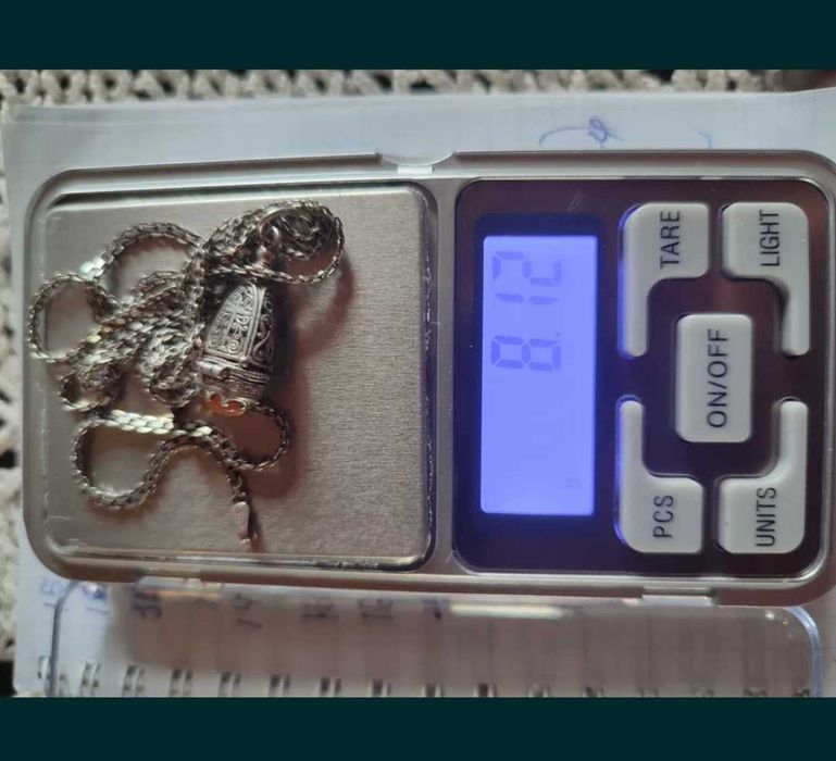 срібну підвіску мощей, срібло 925 проби.ланцюжоу срібло 925