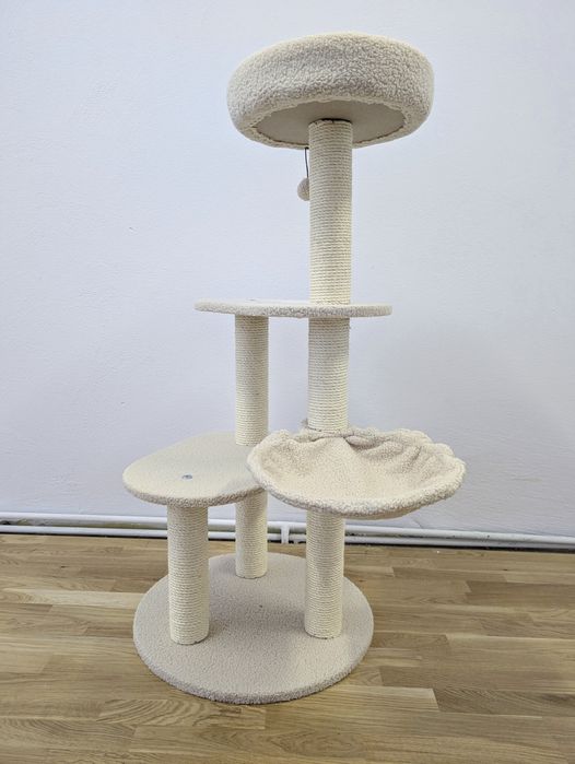 TIAKI Drapak dla Kota Shearly 71x49x103cm Beżowy ŚREDNIEJ WIELKOŚCI ZW