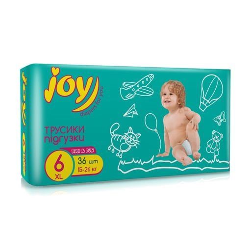 Підгузки -трусики Joy Run & Fun 6
