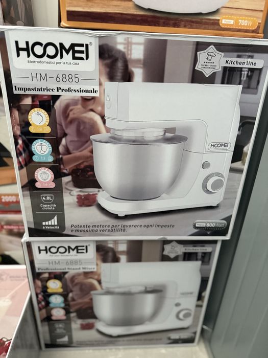 Misturador de massa Profissional 800w  4,8L NOVA NA CAIXA