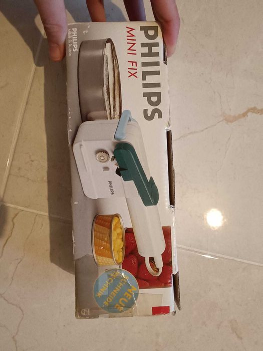 Abre-latas elétrico Philips novo