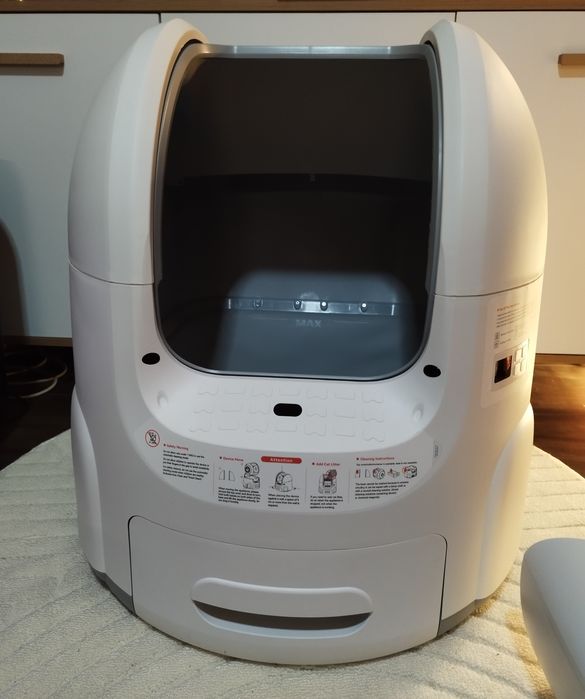 Nowoczesna samoczyszcząca kuweta dla kota AmiCura Cura  2 Led WiFi now