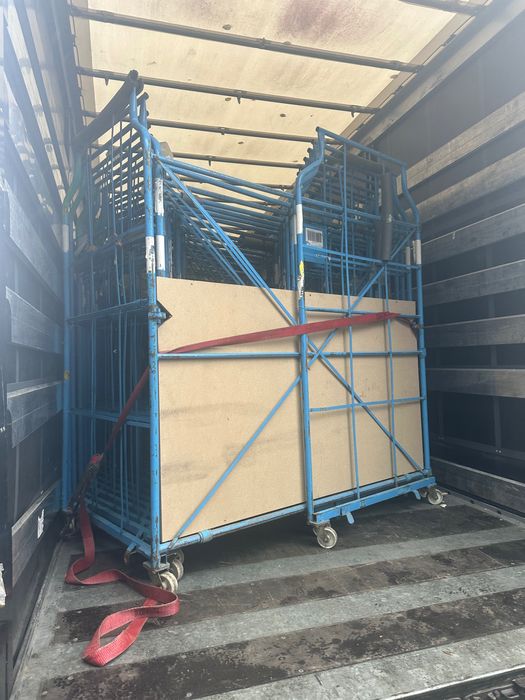 Wózki magazynowe składane