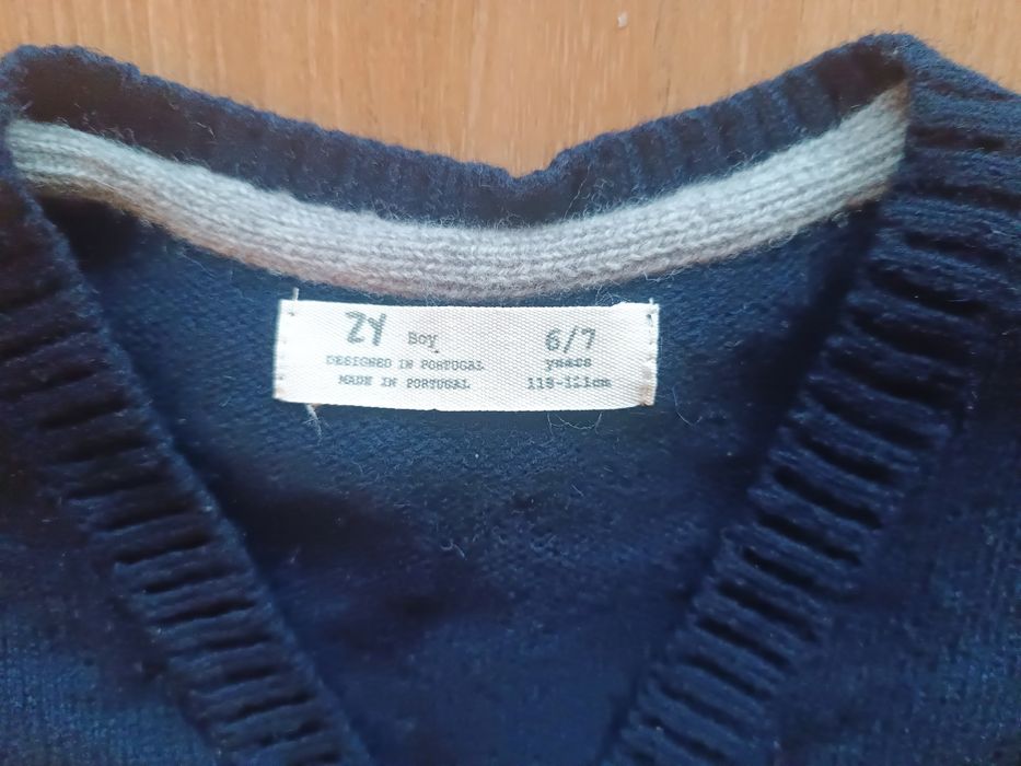 Casaco malha menino T.6/7A