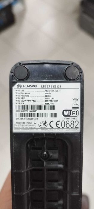 Router Hotspot Huawei LTE E5172 4G LTE CPE