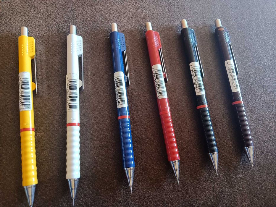 Conjunto 6 lapiseiras Rotring Tikky II de 0,5