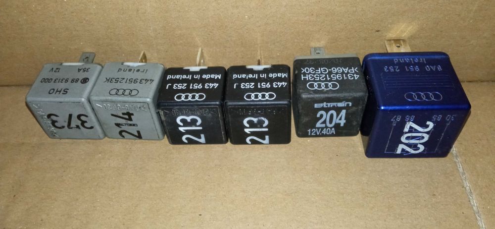 Реле VAG 202,204,213,214,373.
