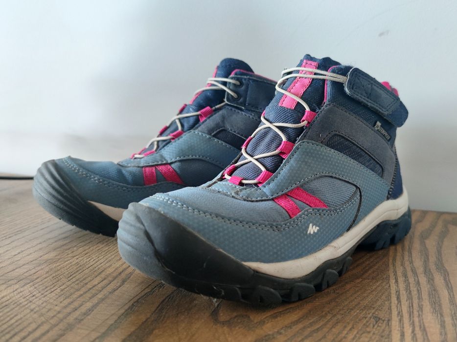 Buty trekking dla dzieci Quechua Cross Rock r. 33 prawie nowe stan bdb