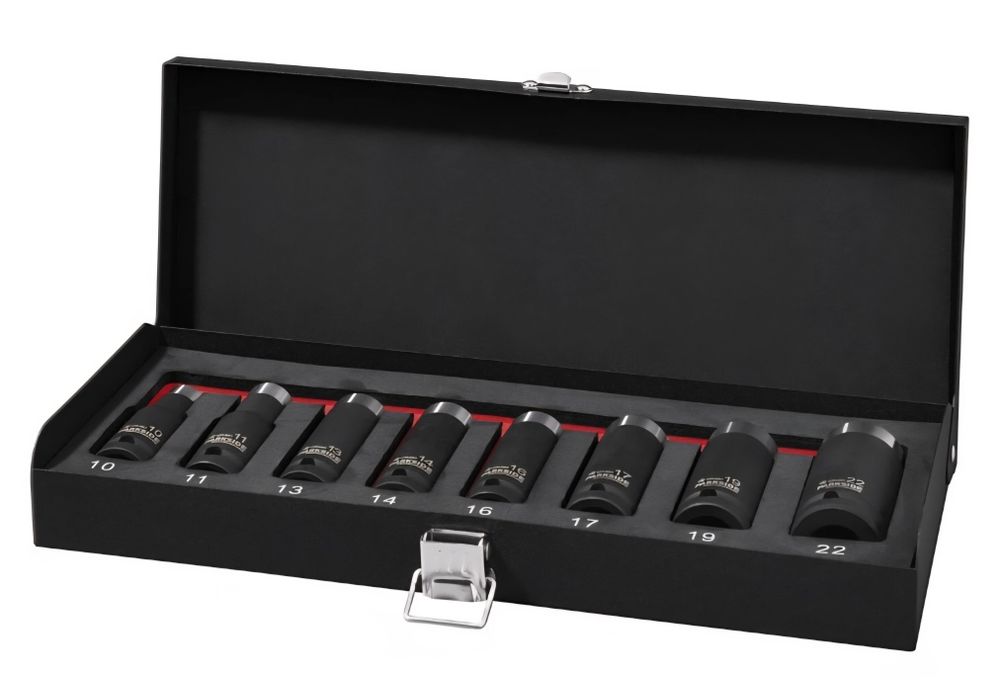 Conjunto de soquetes de impacto parkside performance