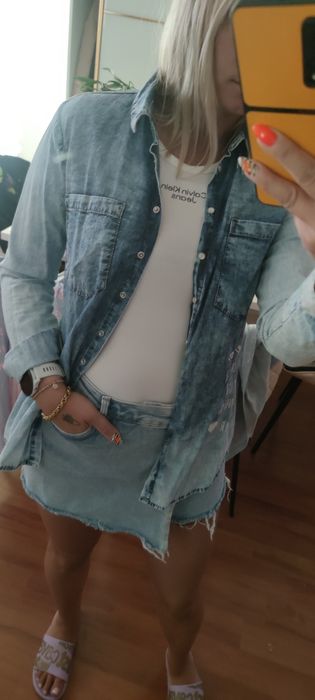 Koszula Jeansowa dżinsowa mohito 36 vintage