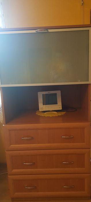 Nowoczesne meble barek półki szuflady szafa klasyczna