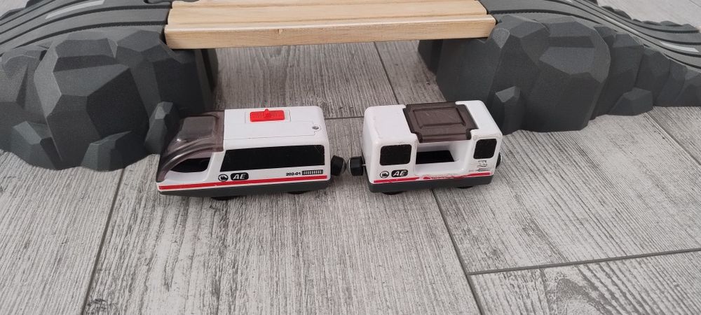Kolejka drewniana, podjazd skalny