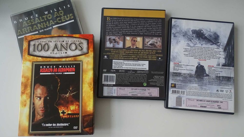 Bruce Willis Duro de Matar . Die Hard - Colecção 4 DVDs