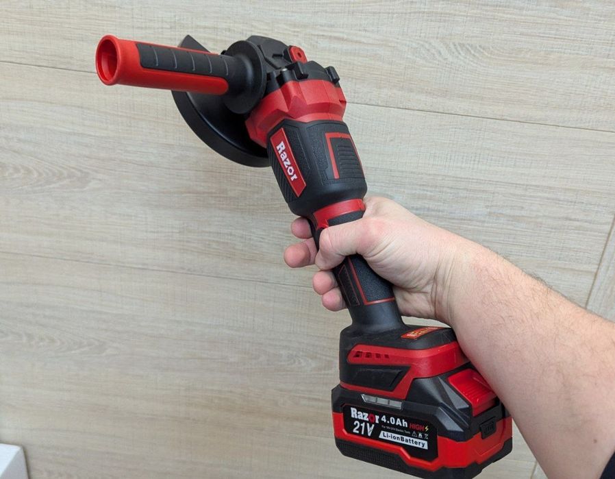 2акб High 4.0Ah+Болгарка Аккумуляторная +Очки+Кейс Подсветка Рег.об.