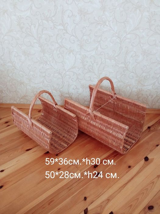 Кошики . Корзини. Плетені меблі.Качалки. Лотки. Баночки. Опт-роздріб