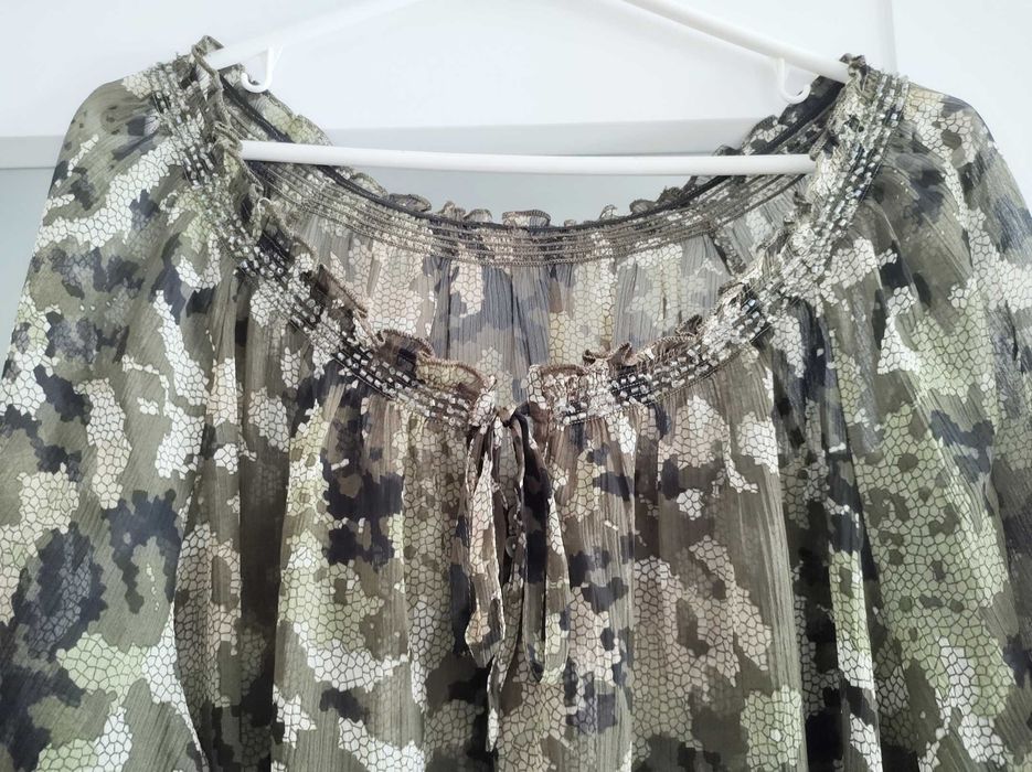 Tunika bluzka damska oversize moro 52