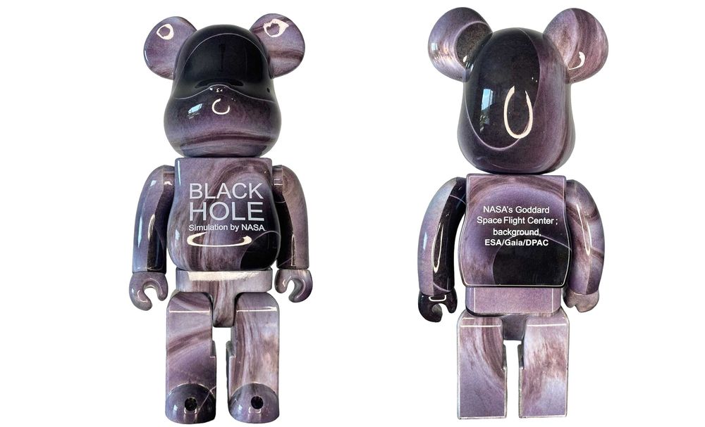 Bearbrick BLACK HOLE 28 cm (бірбрік) колекційна іграшка