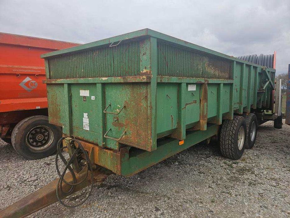 Przyczepa tandem, cena 43000zł netto, wywrotka, skorupowa, Zarejestrowana