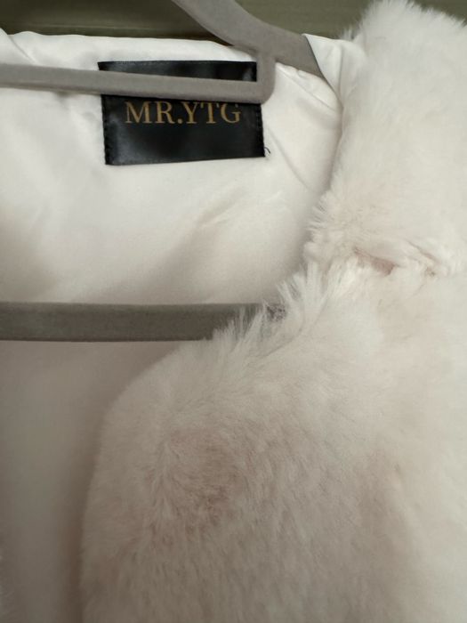 Casaco de pele sintética, muito quente